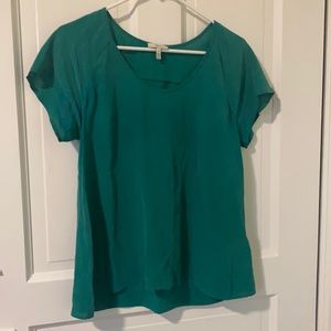 Silk green Joie top